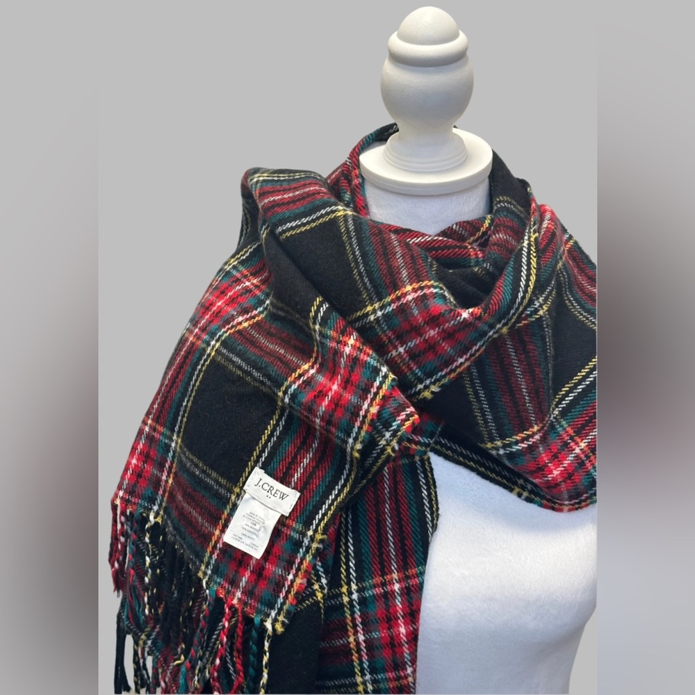 Plaid J. Crew Scarf